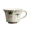 Nueva Taza de Té de Cerámica Floral Pintada a Mano China con Platillo Taza con Forma de Flor de Alto Valor para Mujeres Uso Doméstico Set de Té Gongfu Taza de Anfitrión