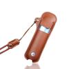 Adequado para Platinum âmbar Cigarette Case boulder amber All-inclusive Dust-proof Drop Neck Long Rope Storage Capa de couro protetora