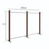 Perchero de pie de acero inoxidable plateado cepillado, Perchero de pared, Perchero para tienda de ropa de hombre y mujer, Colgador para tienda de ropa