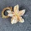 Flor Artificial Flor de Lirio Pequeña Cabeza de Flor de Lirio Perfumada Material para Guirnalda Hecha a Mano DIY Decoración de Pared de Fondo para Boda Flor