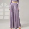 Calça de Dança Moderna Drapeada Dança Moderna Nova Calça de Perna Reta Calça de Perna Larga para Prática de Dança Chinesa