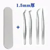 Pinzas Profesionales de Acero Inoxidable de Alta Precisión para Pestañas Postizas, Herramientas Especiales para Pestañas de Salón de Belleza, Fabricantes Más Vendidos, Envío Directo