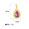 Accesorios para joyería diy directos de fábrica colgante H chapado en cobre colgante simple de piedra ojo de gato colgante de cisne microincrustado sin cadena