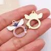 Acessórios para Joias DIY Liga Esmaltada Série Dia dos Namorados Buquê de Corações Pingentes Pulseiras Colares Chaveiros Charms