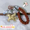 Nuevo Llavero de Alta Gama Dorado 20Mg Princess Get Rich Colgante para Bolso para el Día de San Valentín para Novia y Mejor Amiga