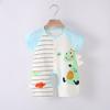Ropa de una pieza para bebé recién nacido verano mameluco de manga corta 0 ropa de verano para bebé niña niño 1 año 6 delgado 3 meses algodón puro