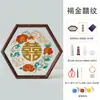 Regalo de Boda Hecho a Mano DIY Kit de Material de Esmalte Cloisonné Para Recién Casados Compromiso A la Pareja Hermana de la Novia
