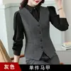 [Colete de Negócios] Roupa de Negócios de Outono Feminina Terno Colete de Terno Recepção de Hotel Terno de Banco Roupas de Trabalho