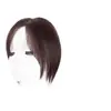 Flequillo Francés en Forma de T Estilo Coreano, Cabello Humano Sintético, Ligero y Delgado, Cubriendo la Parte Superior Blanca de la Cabeza, Piezas de Reemplazo de Cabello para Aumentar el Volumen del Cabello y la Altura del Cráneo