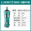 Bomba Sumergible Multietapa Qd 220V Bomba de Agua de Alta Potencia Irrigación Agrícola Elevación Alta 380V Bomba Sumergible para Pozo Profundo Leidezhu