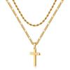 Joyas Lele Joyería de Acero Inoxidable Amazon Más Vendido Colgante de Cruz para Hombre Moderno Hip-Hop Versátil Estilo de Moda