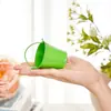 Mini vaso de flor de suculenta de ferro para desktop, cor de doce, criativo, novo, balde pequeno de ferro de lata colorido