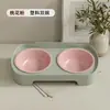 Tigela de Gato Transfronteiriça, Tigela de Comida de Gato Ecológica, Tigela de Arroz para Gato, Tigela Dupla com Boca Inclinada, Tigela para Cachorro, Tigela para Água Potável e Alimentação, Proteção da Vértebra Cervical