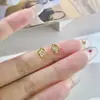 Xigu E2531 Aretes para Perforación de Oreja de Plata S999 Completa Ciervo Pendientes de Otoño e Invierno Pendientes de Zirconia Copo de Nieve 2025 Nuevo Estilo para Mujer