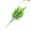 Amazon Transfronterizo Otoño Plástico Flores Artificiales Hechas por el Hombre Planta de Eucalipto Violeta Hogar Exterior Flores Decorativas