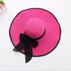 Sombrero de Sol de Ala Ancha de Verano para Mujer, Sombrero de Playa de Moda Estilo Coreano, Sombrero de Playa con Protección Solar y UV