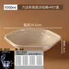 Caixa de embalagem hexagonal descartável de polpa de papel, tigela hexagonal de papel para salada para viagem, caixa de salada, lancheira, tigela hexagonal de papel redonda para alimentos leves