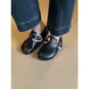 Zapatos Birkenstock retro de felpa y engrosados, mocasines cálidos versátiles sin cordones, zapatos de algodón peludos de suela plana para mujer