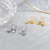 Pendientes de gato para mujer, estilo sencillo y frío, pequeños y elegantes, de hada coreana, de alta calidad, 2022.