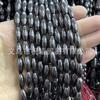 Piedra natural con cuentas ágata turquesa Ojo de Tigre malaquita cuentas sueltas en forma de arroz accesorios de joyería diy cuentas al por mayor
