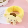 Versión Coreana Diadema Dulce Sanrio Para Lavarse la Cara Venta al por Mayor Franela Kuromi Perro Canela Melody Diadema