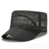 Sombrero de Copa Plana de Secado Rápido de Verano Malla Completa Transpirable Sombrero de Sol para Playa Moda Sombrero de Sol Pesca al Aire Libre Sombrero Casual