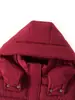 Auténtica chaqueta de plumas de alta gama, estilo nuevo 2026, para mujeres de mediana edad y mayores, de longitud media, plumón de ganso blanco, talla grande, prenda exterior resistente al frío