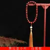 Zambia sándalo rojo lobular DIY pulsera color ling especificaciones 0.8 x 108 cuentas de rosario para hombres y mujeres venta al por mayor de fábrica