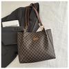 Bolso de Hombro Retro Transfronterizo para Mujer 2025 Nuevo Bolso Tote de Gran Capacidad para Viajes Diarios Bolso de Mujer con Estampado de Moda