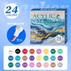 Conjunto de 240 cores de marcadores acrílicos com pontas macias, cores empilháveis, adequado para estudantes de arte e rabiscos DIY infantis