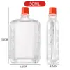 Aceite de cártamo frasco de vidrio botella de aceite medicinal boca grande y pequeña botella de aceite esencial botella de aceite activo botella de aceite esencial para moretones y daños botella sellada