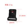 En stock Hebilla de Cofre de Plástico Negro Simple Gancho para Bolsa Accesorios Multifuncionales para Mochila Gancho de Cinta para Mochila Escolar