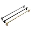 Tubo Redondo de Aleación de Aluminio Barra Decorativa Soporte para Gabinete de Vino Gabinete de Madera Barra de Soporte Barra de Barandilla de Aleación de Aluminio Barra de Valla