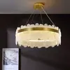 Lámpara de Sala de Estar Atmosférica Estilo Wabi-Sabi Isla Brumosa Lámpara Colgante Artística de Diseñador para Dormitorio Concha de Crema Francesa Sin Hierro