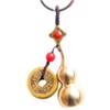 Yanwu 2025 Nuevo Estilo Chino Calabaza de Cobre Moneda de los Cinco Emperadores Llavero Colgante Pixiu Set de Regalo para Eventos de Negocios