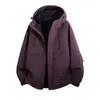 Chaquetas de comercio exterior para hombre y mujer, cortavientos con capucha de talla grande, ropa de trabajo, chaquetas funcionales para exteriores de algodón plumón, hechas a medida