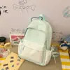Mochila a cuadros artística para mujer, estilo Harajuku coreano, adecuada para estudiantes de secundaria y preparatoria, una mochila de campus fresca y elegante para estudiantes universitarios