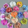 Flor Artificial de Boda Cabeza de Flor 3D Película Decorativa de Alta Calidad Flor Falsa Maleta Adorno para el Cabello Feng Lu Fu Souvenir Phalaenopsis