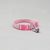 Nuevo Collar de Mascota Pequeño Cuadros Casual Colorido Tejido Collar para Perro Collar para Gato Collar con Cascabel Venta Directa de Fábrica