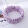 Set de Moda Transfronterizo Europeo y Americano con Diadema de Lazo y Pulsera para Lavarse la Cara, Deportes, Yoga, Maquillaje, Diadema, Accesorios para el Cabello para Mujeres