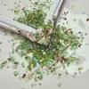 Rio Estrela Brilhante Pedrinhas de Vidro Joias para Nail Art Massa Leka Tijolo Cânhamo Fluxo DIY Bolsa de Materiais com Contas de Vidro Concha