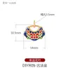 Cuentas de arena dorada antiguas esmalte étnico azul quemado cuentas con cuentas pulsera DIY pulsera con cuentas accesorios accesorios