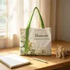Nova bolsa de lona, versátil para o trabalho, portátil para estudantes e trabalhadores de escritório, lancheira simples