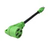 [Fabricante Directo] Cable de Extensión con Enchufe y Toma de Corriente de Energía Renovable Americana 5-15P a 14-50R, Cable Eléctrico Canadiense