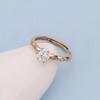 Anillo de Brazo de Diamante de Seis Garras de Plata Esterlina S925 para Mujer, de Alta Gama, Estilo Coreano, Lujo Ligero, Moderno, Diseño Nicho, Anillo de Dedo