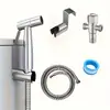 Conjunto de Válvula Angular de Aço Inoxidável para Banheiro no Atacado, 1 Entrada 2 Saídas Desviador de Abertura Rápida, Válvula Desviadora Companheira para Banheiro e Vaso Sanitário