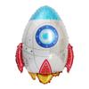 Serie Espacial Cohete, Platillo Volador, Astronauta, Globos de Papel de Aluminio, Globos de Decoración para Fiesta de Cumpleaños con Temática Espacial
