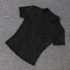 Top de Yoga Feminino Camiseta Esportiva para Verão, Secagem Rápida Respirável Manga Curta Roupa Fitness para Tênis, Corrida e Ciclismo
