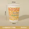 Vaso de papel desechable grueso con recubrimiento de grado alimenticio anti-quemaduras para leche de soya, para puestos de desayuno, avena, venta al por mayor comercial, vaso de papel personalizado