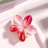 Europa e Estados Unidos clip de garra de flor plumeria transfronteiriça vento de feriado grampo de cabelo bauhinia placa traseira de cabelo feminina clipe de tubarão para cabelo pega de cabelo atacado